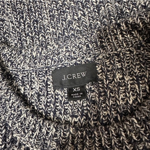 J. Crew Marled Cotton Raglan Sleeve Crew Neck Tunic Sweater Size XS - Picture 6 of 8